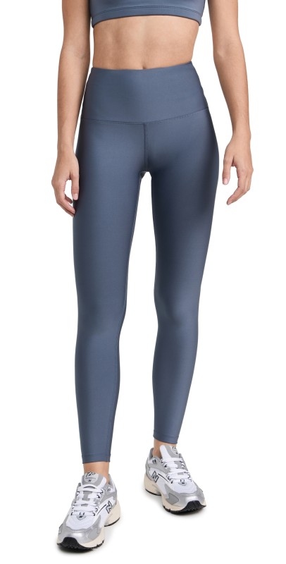 Year of Ours Recycled High Rise Sport Leggings Steel Grey