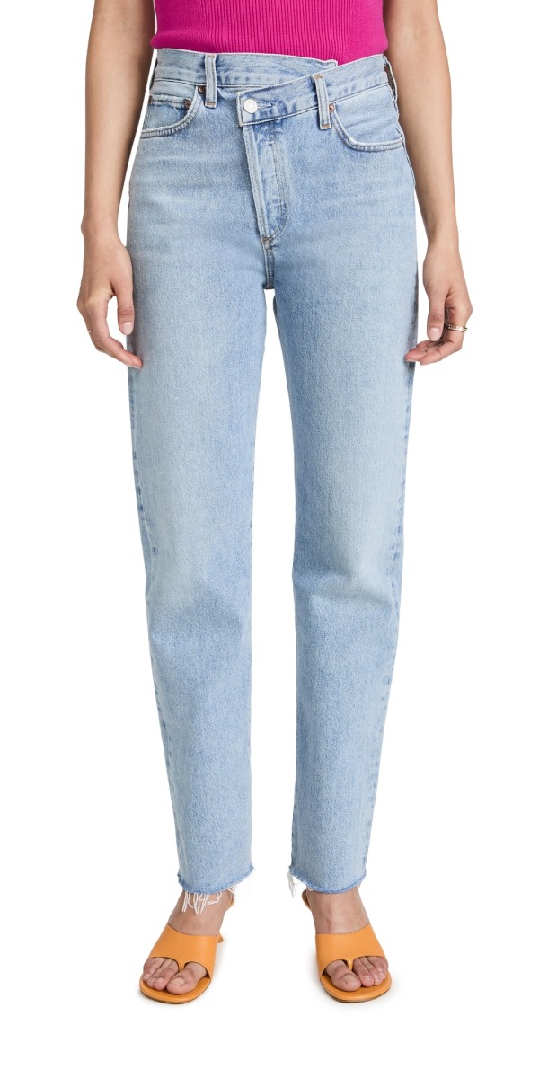 AGOLDE Crisscross Straight Jeans Dimension