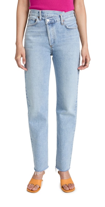 AGOLDE Crisscross Straight Jeans Dimension