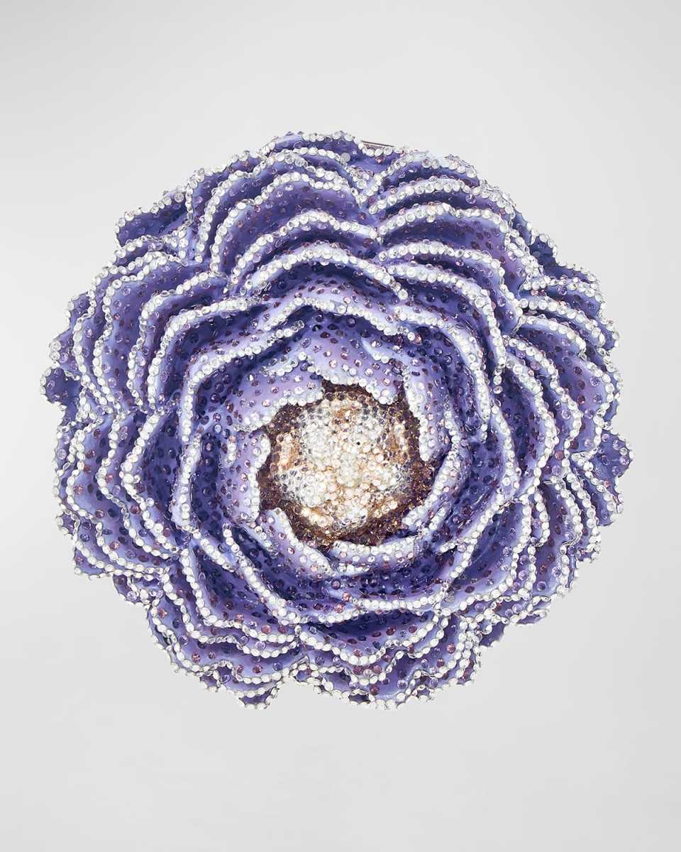 Peony Crystal Minaudiere Bag