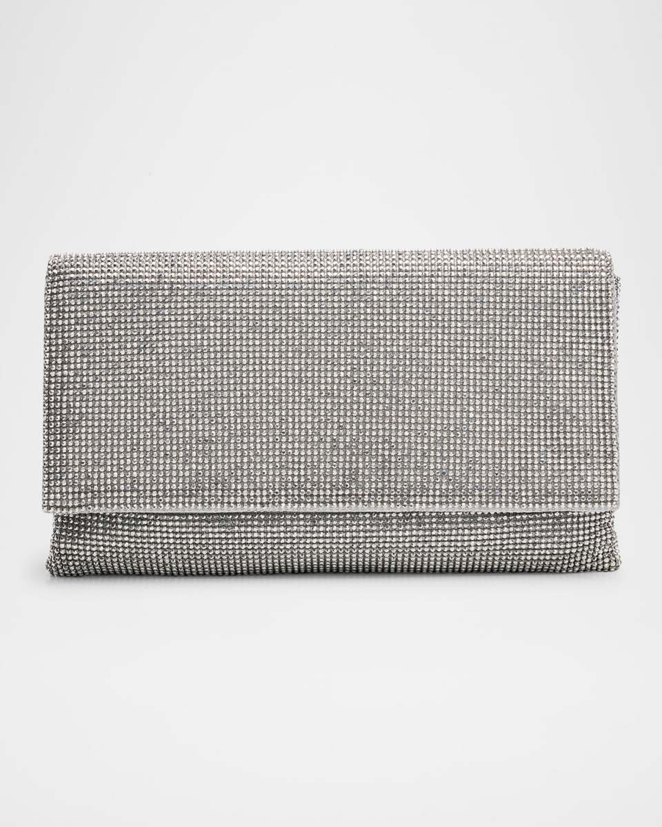Evening Flap Mesh Clutch Bag