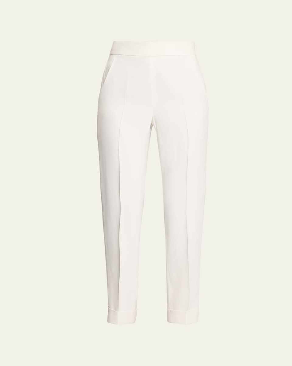 Straight Leg Wool Pants