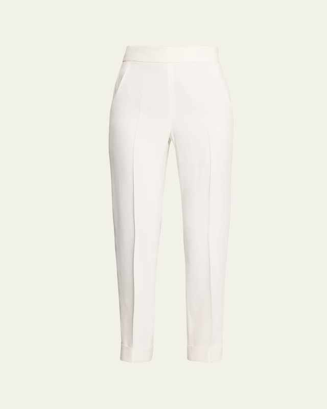 Straight Leg Wool Pants