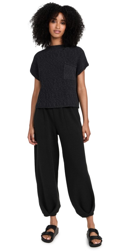 Free People Freya Sweater Set Black