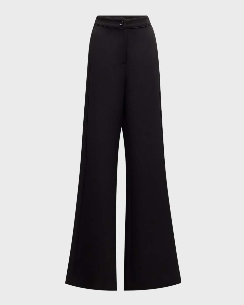 Valentina Side Stripe Wide-Leg Pants