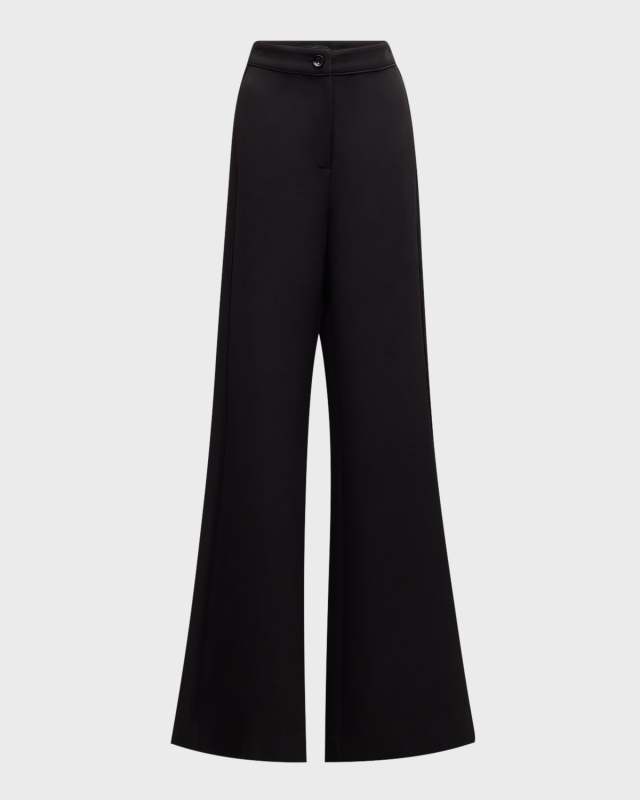 Valentina Side Stripe Wide-Leg Pants