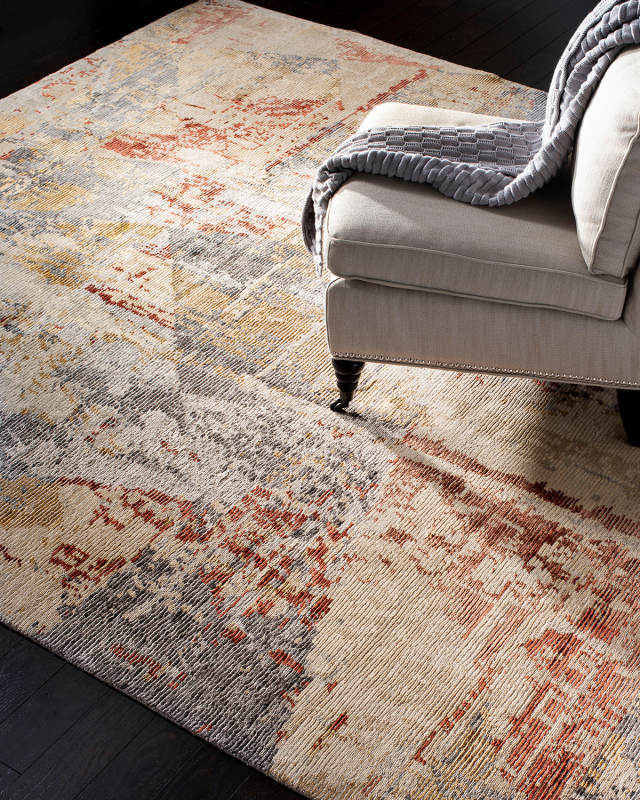 Bronny Hand-Knotted Rug, 10' x 14'