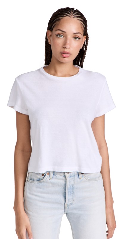RE/DONE 1950s Boxy Tee Optic White
