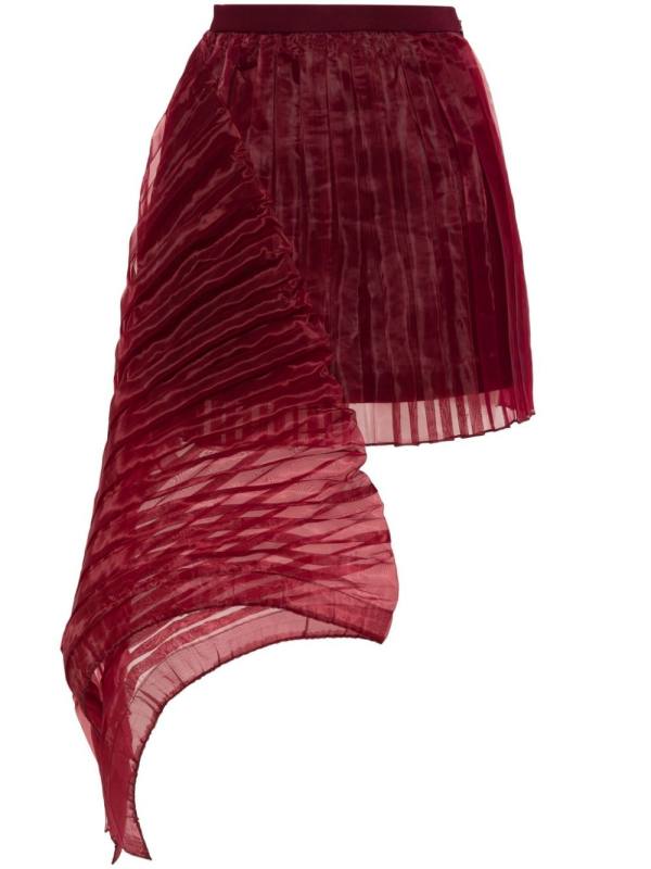 Ime pleated mini skirt