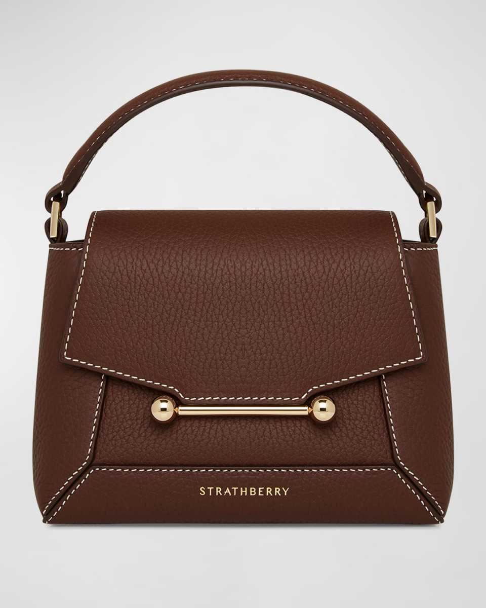 Mosaic Nano Leather Top-Handle Bag