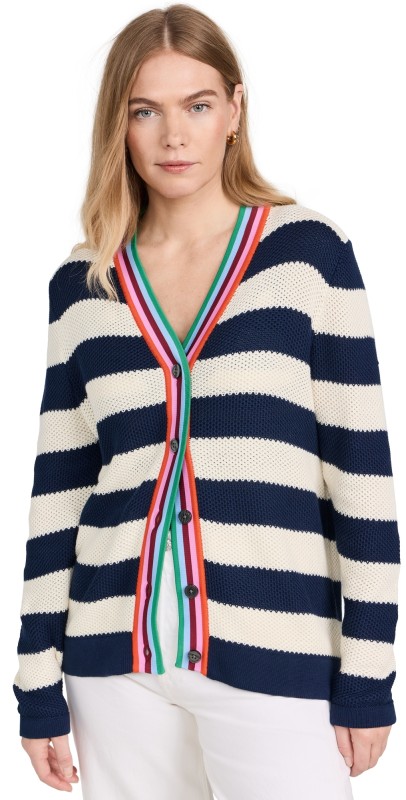 KULE The Raven Cardigan Navy/Cream