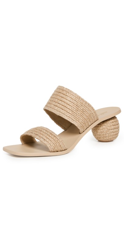 Cult Gaia Jila Sandals Natural
