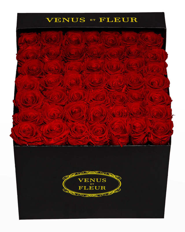 Classic Large Square Rose Box