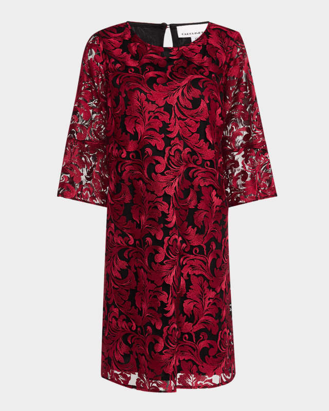 Bella Soiree Lace Shift Dress