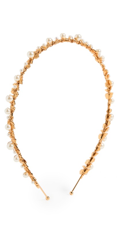 Jennifer Behr Mae Headband Gold