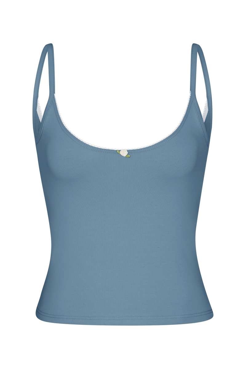 RAT BOI SCOOP BACK CAMI IN OCEAN