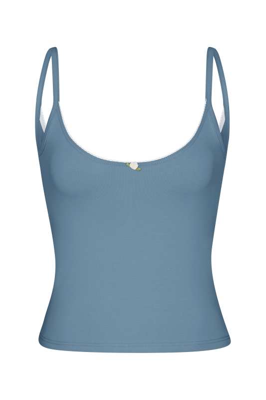 RAT BOI SCOOP BACK CAMI IN OCEAN