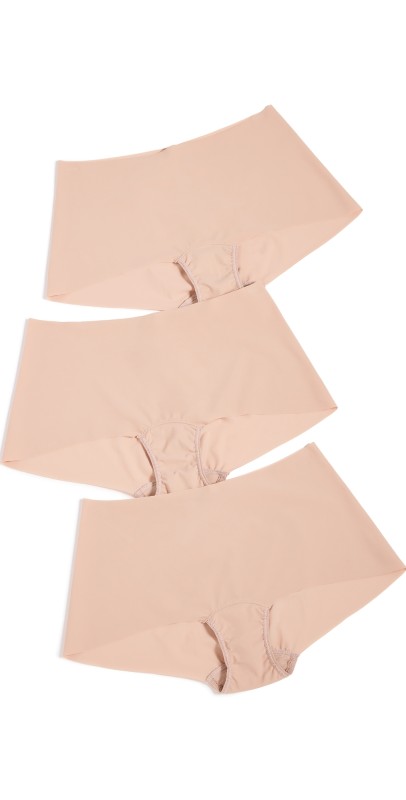 Hanky Panky Breathe Soft Boy Shorts 3 Pack Taupe