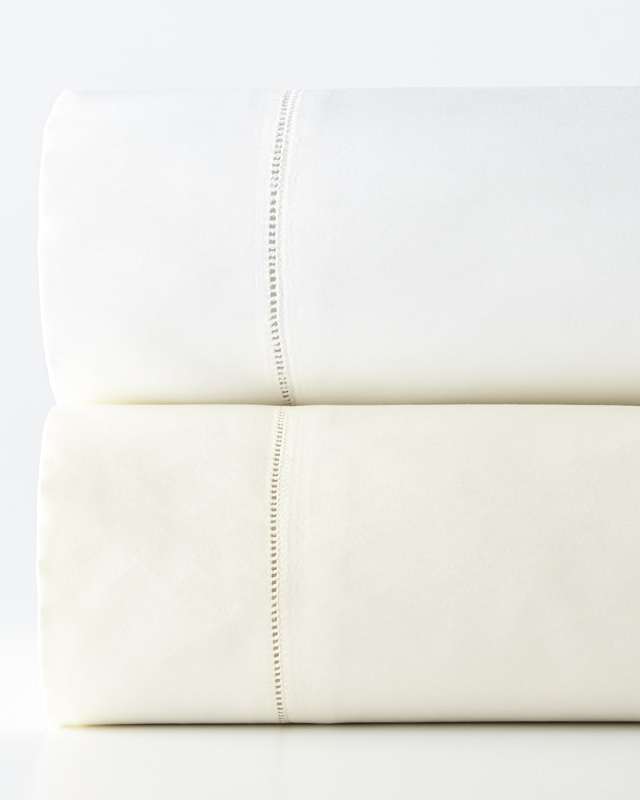 Milos California King Solid Sateen Fitted Sheet