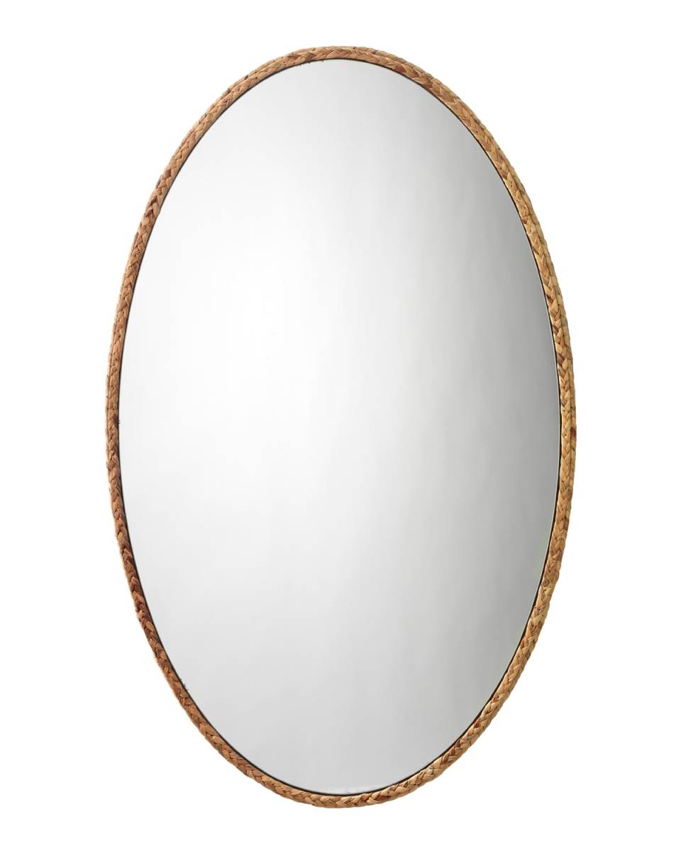Sparrow Braided Oval Mirror