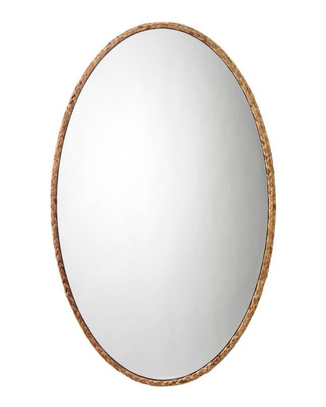 Sparrow Braided Oval Mirror