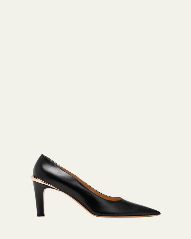 Edwina Leather Stiletto Pumps