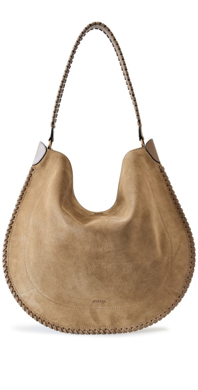 Isabel Marant Oskan Hobo Soft Bag Taupe