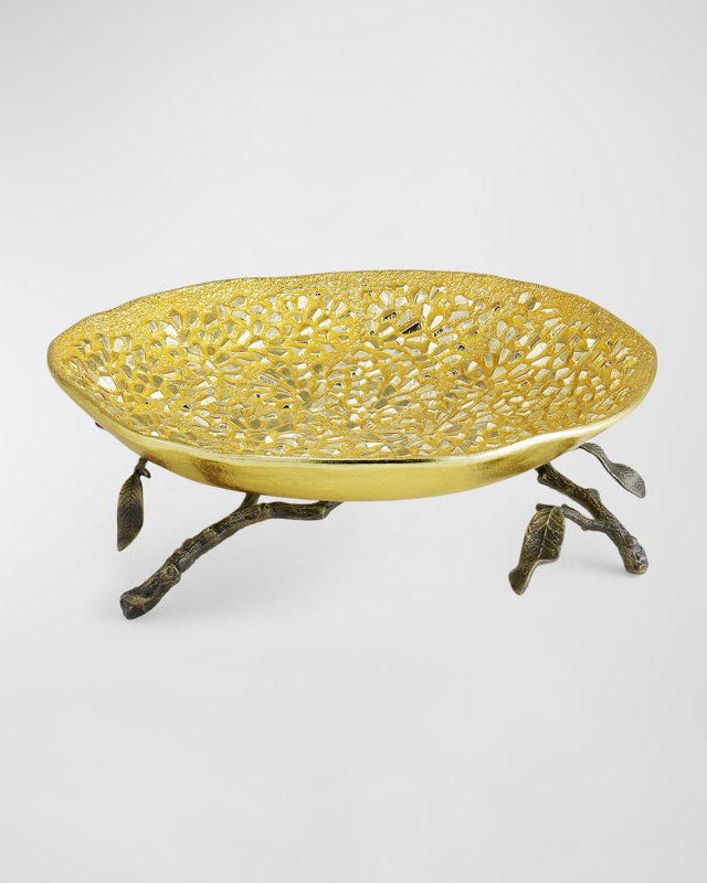 Pomegranate Footed Bowl