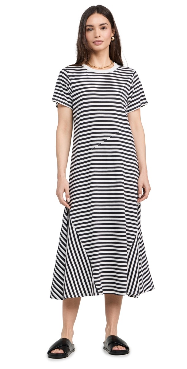 Nation LTD Eileen Stripe T-Shirt Dress City Stripe