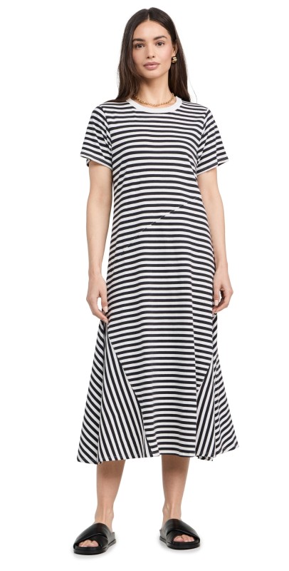 Nation LTD Eileen Stripe T-Shirt Dress City Stripe