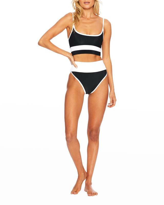 Emmy High-Waist Bikini Bottoms