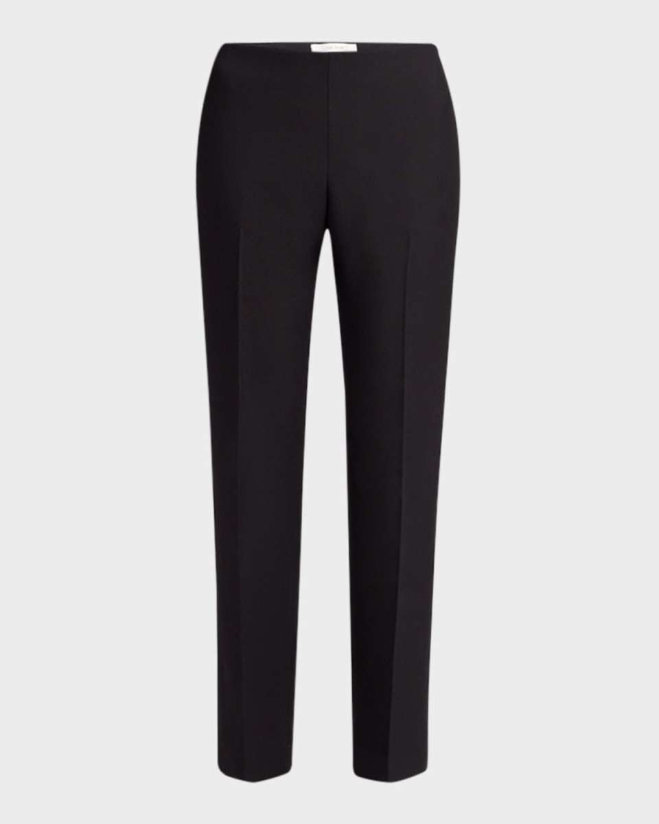 Vesco Straight-Leg Ankle Wool Pants