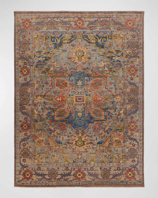 Cappadocia Sage Hand-Knotted Rug, 9' x 13'