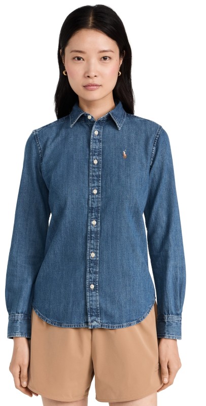 Polo Ralph Lauren Denim Long Sleeve Button Down Merced Wash