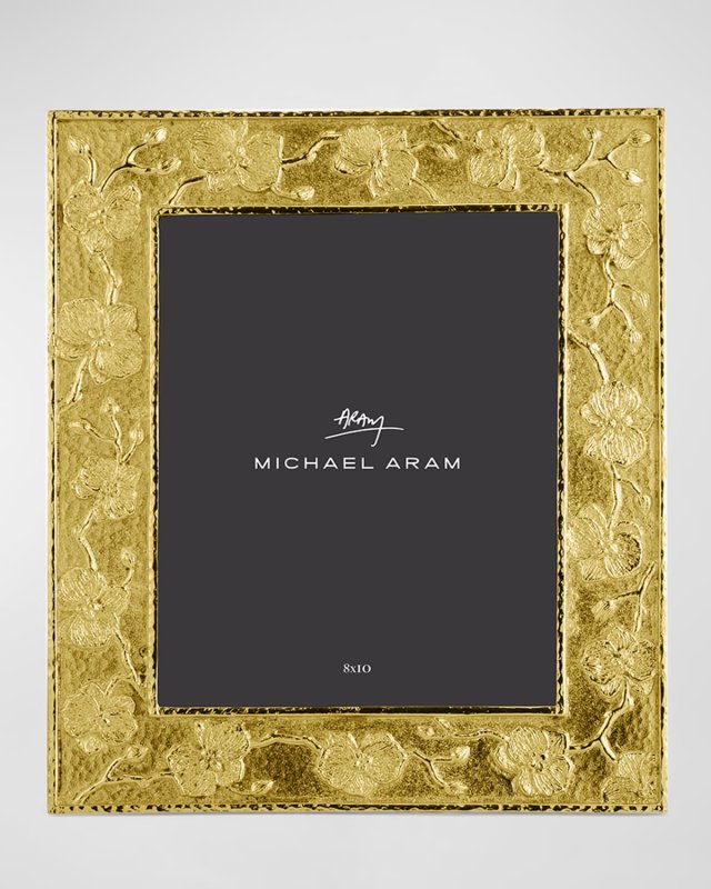 Gold Orchid Sculpted Frame, 8" x 10"