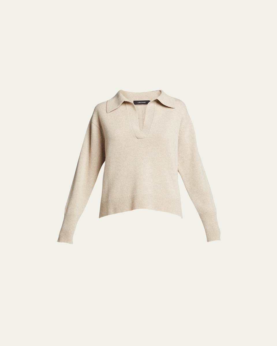 Serena Cashmere Collared Shirt