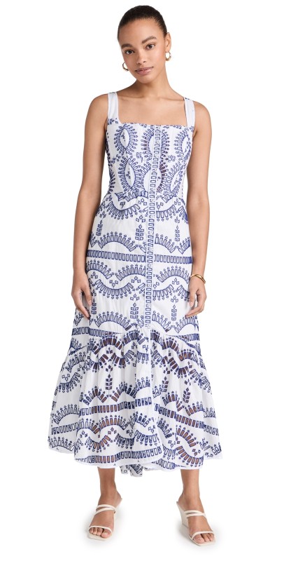Charo Ruiz Nissy Long Dress Klein Blue