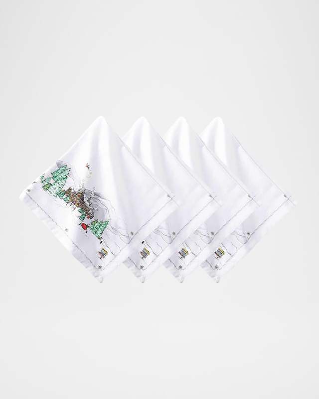 Berry & Thread North Pole Napkins, Set of 4
