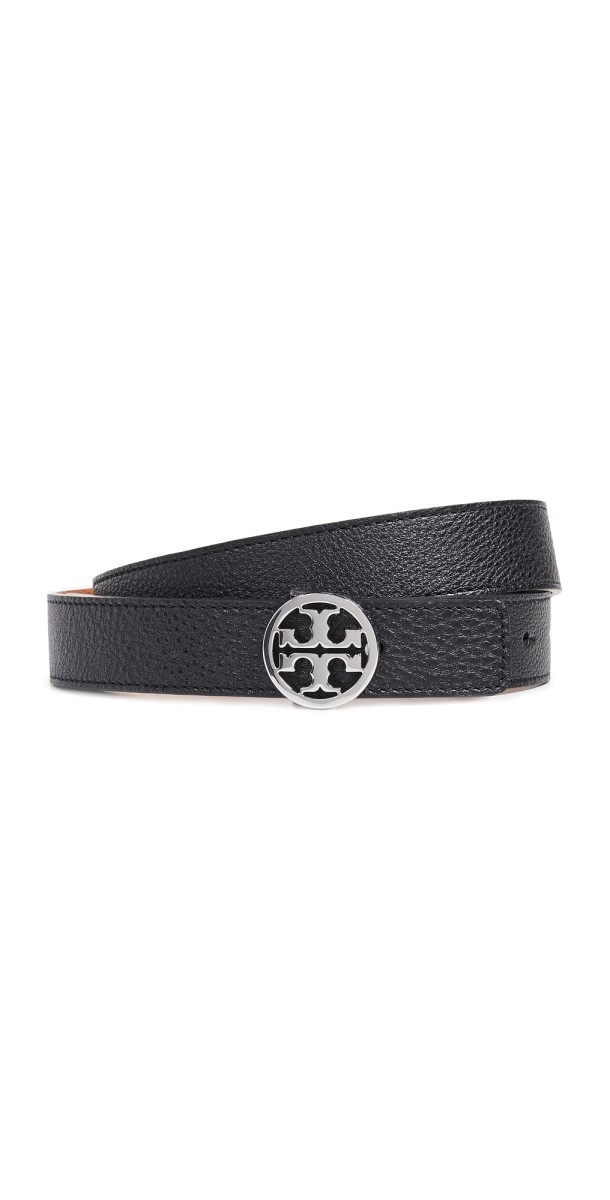 Tory Burch 1 Miller Reversible Belt Black/Gold