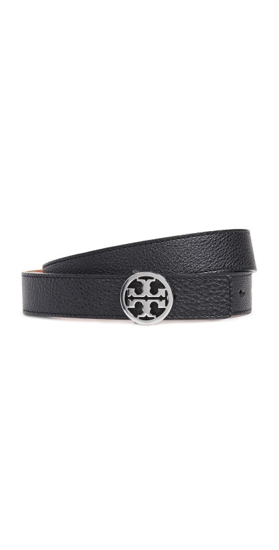 Tory Burch 1 Miller Reversible Belt Black/Gold