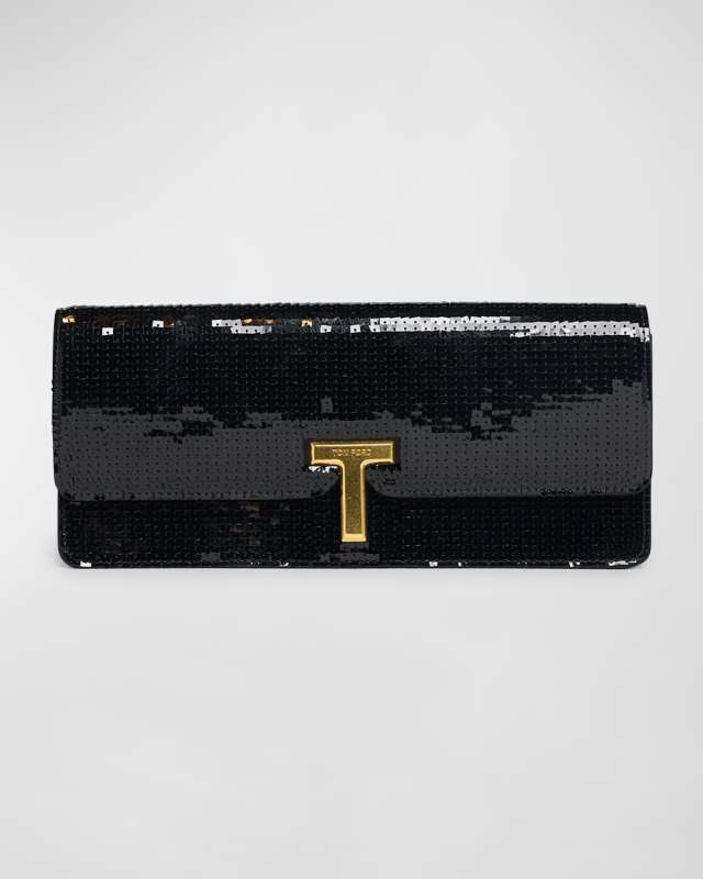 Wallis Sequined Squared Clutch Bag