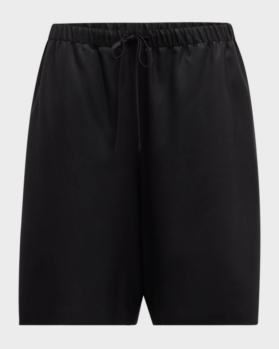 Stanton Wide-Leg Bermuda Pull-On Shorts