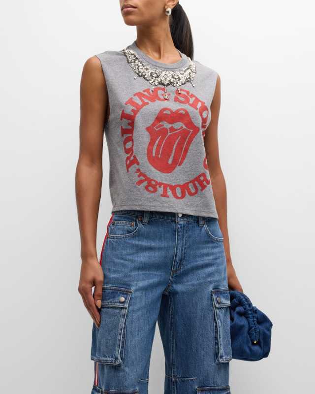 Micah Embellished Muscle Tank