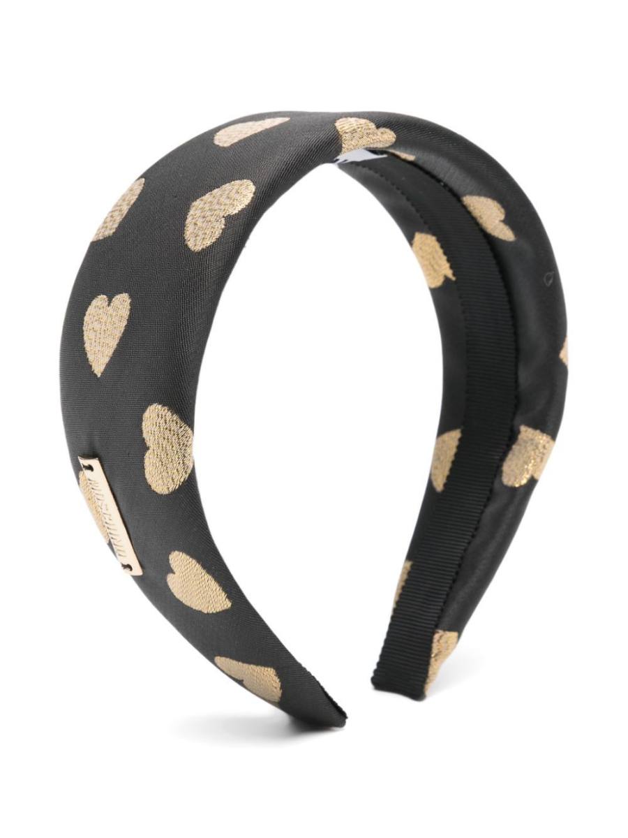 heart-print headband