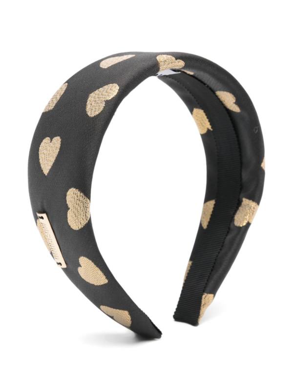heart-print headband