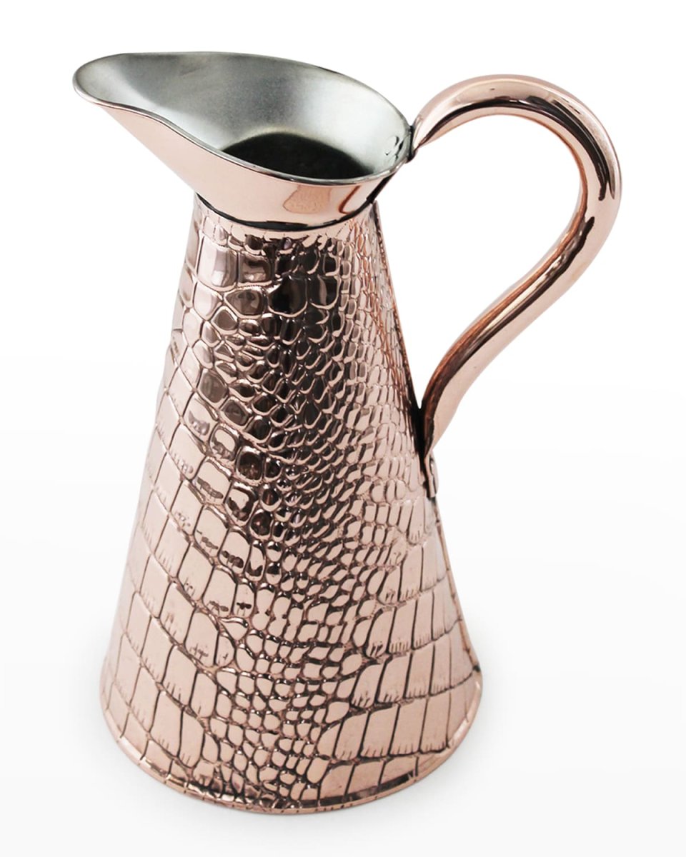 Antique English JS & S Embossed Pitcher, Late 19th Century