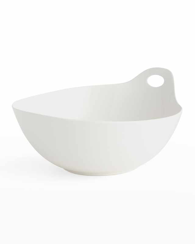 Portable Round Serving Bowl