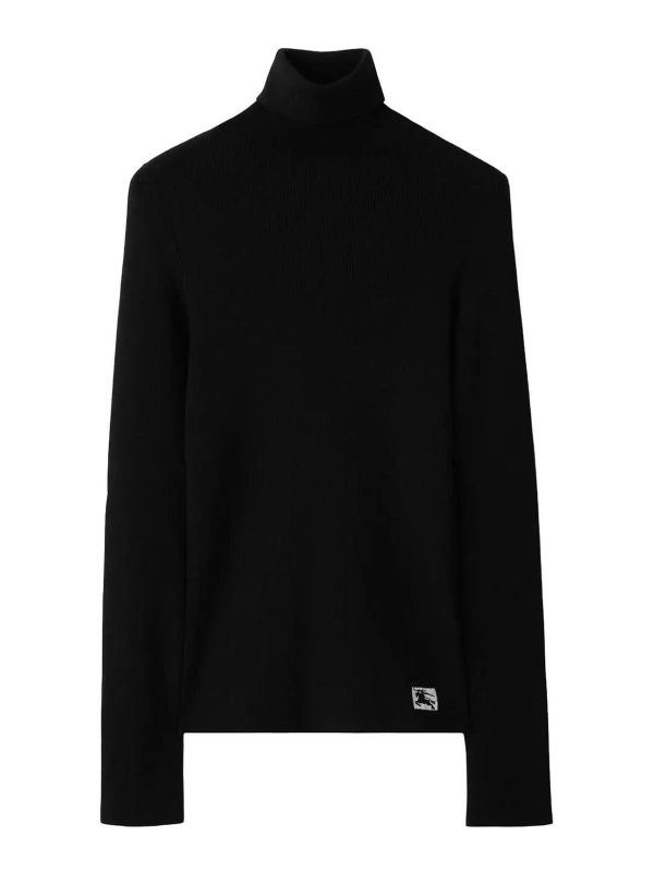 Burberry Pull Col Bateau - Noir