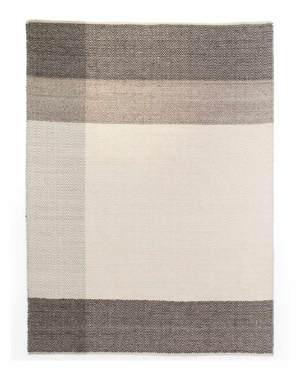 Color Block Chevron Rug, 9' x 12'