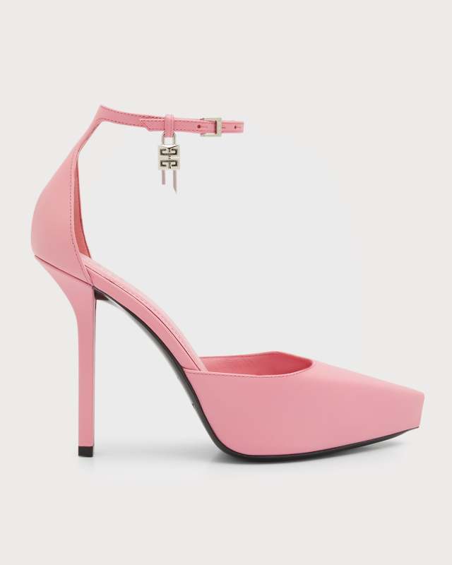 G Lock Metallic Slingback Pumps